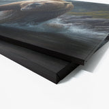 Bear Realistic Charging Grizzly 6 Wall Art