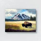 Bison Abstract 12 Wall Art