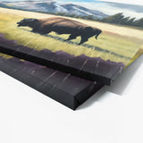 Bison Abstract 12 Wall Art
