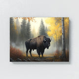 Bison Forest Autumn 5 Wall Art