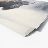Bison Snowstorm Trees 9 Wall Art