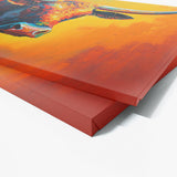 Bull Abstract Colorful 10 Wall Art