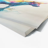 Bull Abstract Watercolor 8 Wall Art