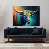 Bull Artwork Dynamic 33 Wall Art