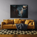 Bull Closeup 4 Wall Art