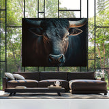 Bull Closeup 4 Wall Art