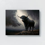 Bull Hilltop Sky 9 Wall Art