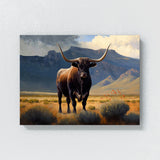 Bull Majestic Landscape 22 Wall Art