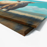 Bull Majestic Sky 1 Wall Art