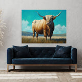 Bull Majestic Sky 1 Wall Art