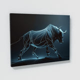 Bull Monochrome 24 Wall Art