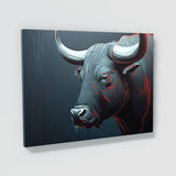 Bull Monochrome 25 Wall Art