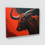 Bull Monochrome 26 Wall Art