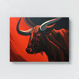 Bull Monochrome 26 Wall Art