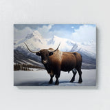 Bull Realistic Detailed 36 Wall Art
