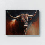 Bull Red Brown 31 Wall Art