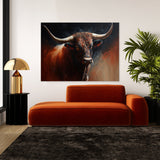 Bull Red Brown 31 Wall Art
