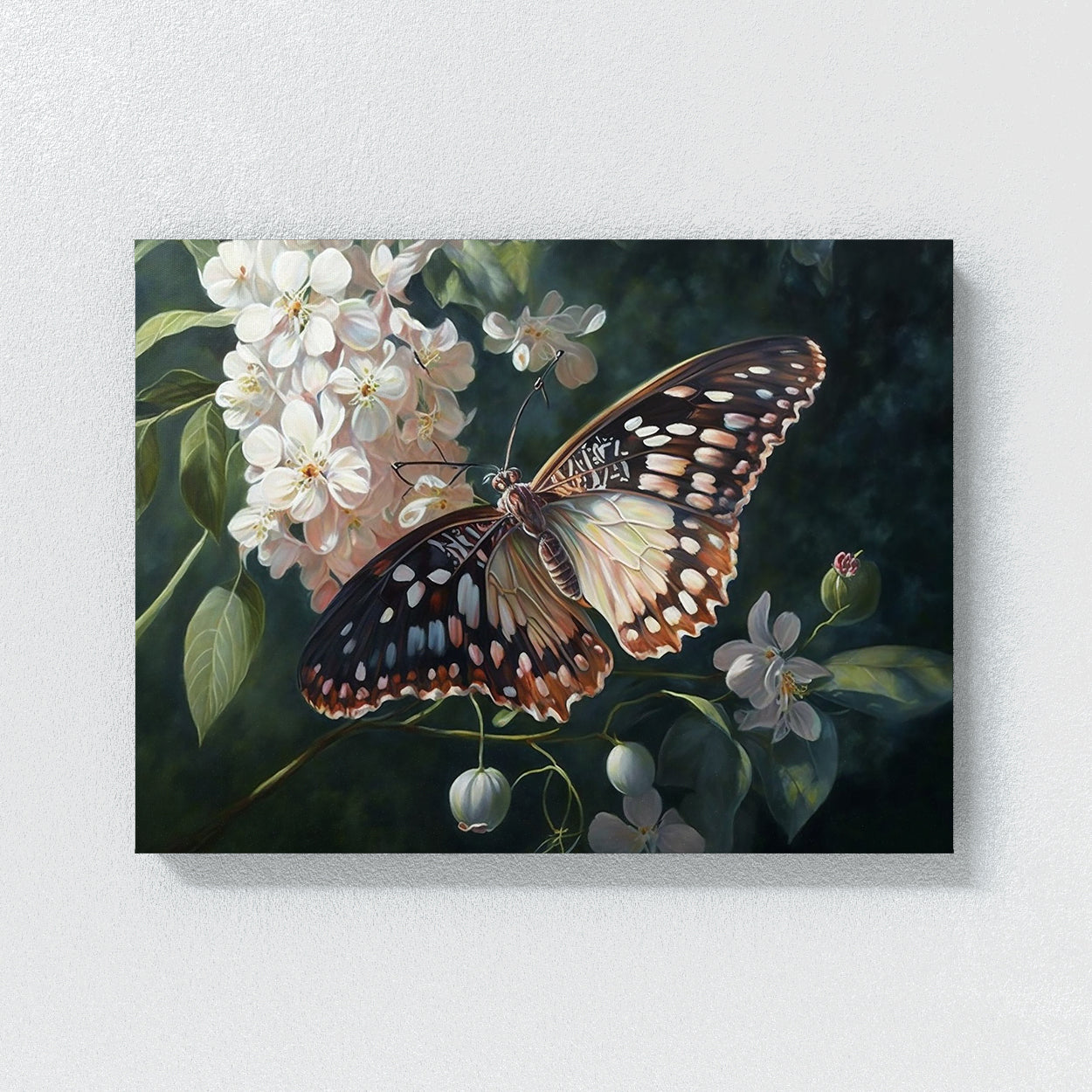 Butterfly Realistic Detailed 10 Wall Art