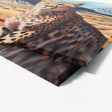 Cheetah In Dry Landscape 1 Wall Art
