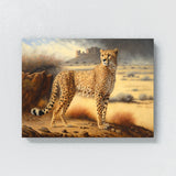 Cheetah Realistic Landscape 6 Wall Art