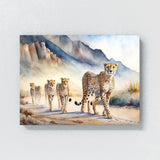 Cheetah Realistic Scene 16 Wall Art