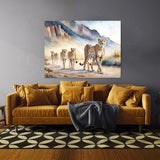 Cheetah Realistic Scene 16 Wall Art