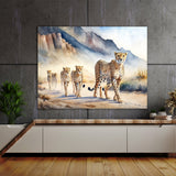 Cheetah Realistic Scene 16 Wall Art