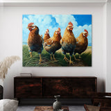 Chicken Atmospheric Of 18 Wall Art