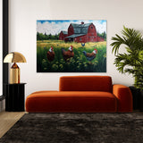Chicken Colorful Hens 8 Wall Art