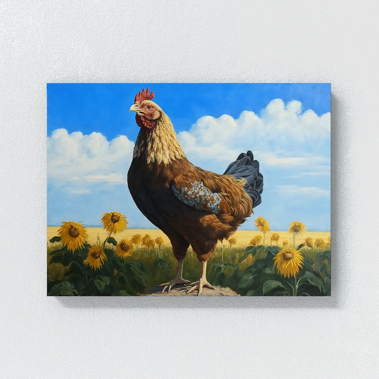 Chicken Realistic Brown 23 Wall Art