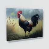 Chicken Rooster Colorful Grass 5 Wall Art