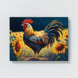 Chicken Vibrant Rooster 12 Wall Art