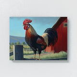Chicken Vibrant Rooster Barn 1 Wall Art