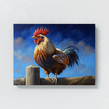 Chicken Vibrant Rooster Scene 20 Wall Art