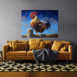 Chicken Vibrant Rooster Scene 20 Wall Art