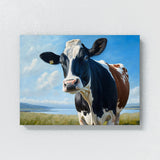 Cow Realistic Landscape 2 Wall Art