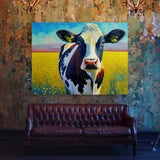 Cow Vibrant 13 Wall Art