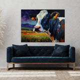 Cow Vibrant 14 Wall Art