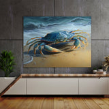 Crab Beach Scene 1 Wall Art