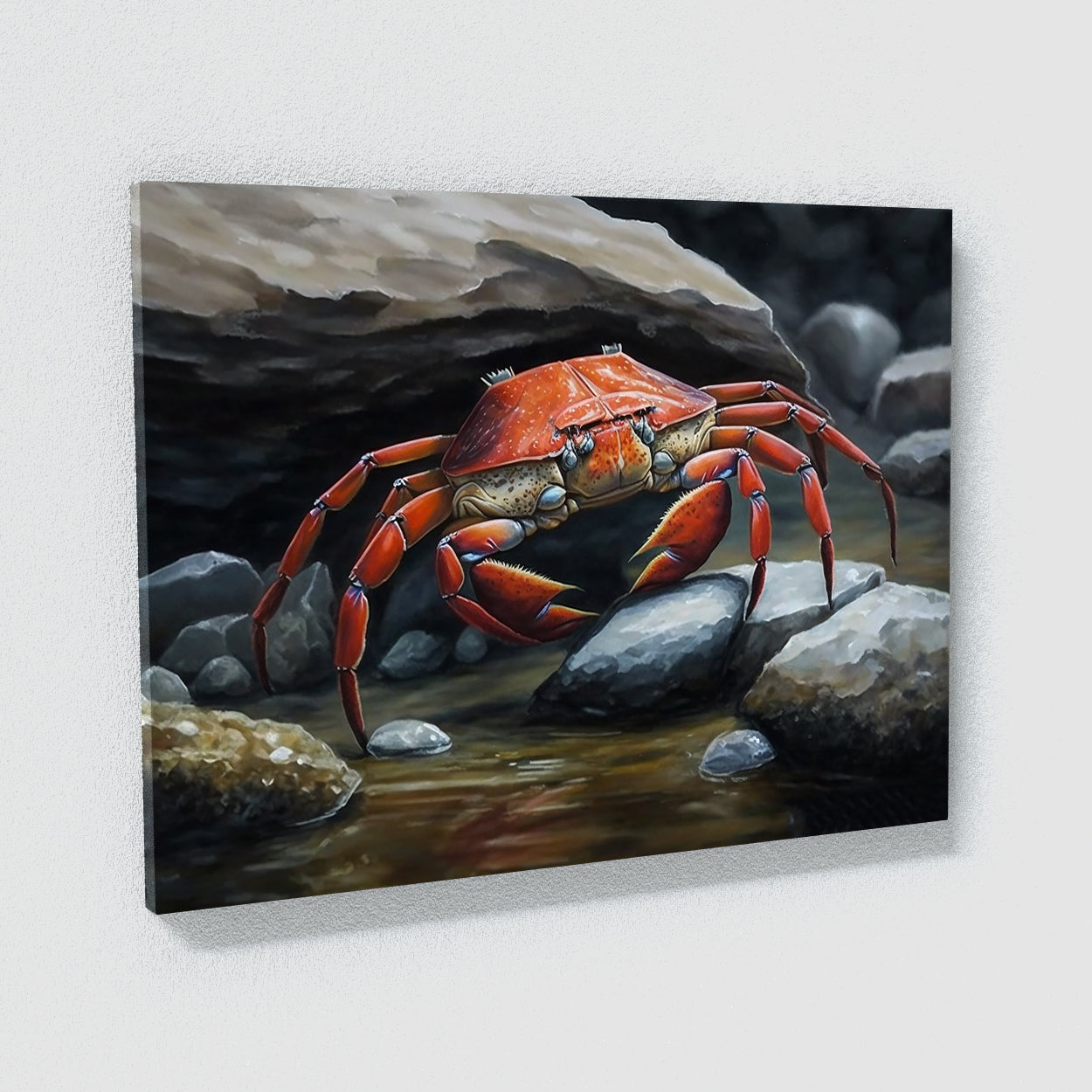 Crab Colorful Red 4 Wall Art