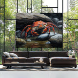 Crab Colorful Red 4 Wall Art