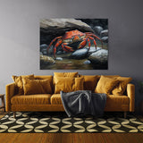 Crab Colorful Red 4 Wall Art