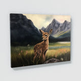 Deer Atmospheric Fawn Meadow 9 Wall Art