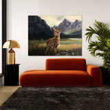 Deer Atmospheric Fawn Meadow 9 Wall Art