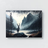 Deer Atmospheric Of 22 Wall Art