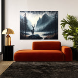 Deer Atmospheric Of 22 Wall Art
