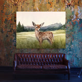 Deer Cute Fawn Meadow 16 Wall Art
