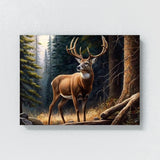 Deer Realistic Forest Buck 3 Wall Art