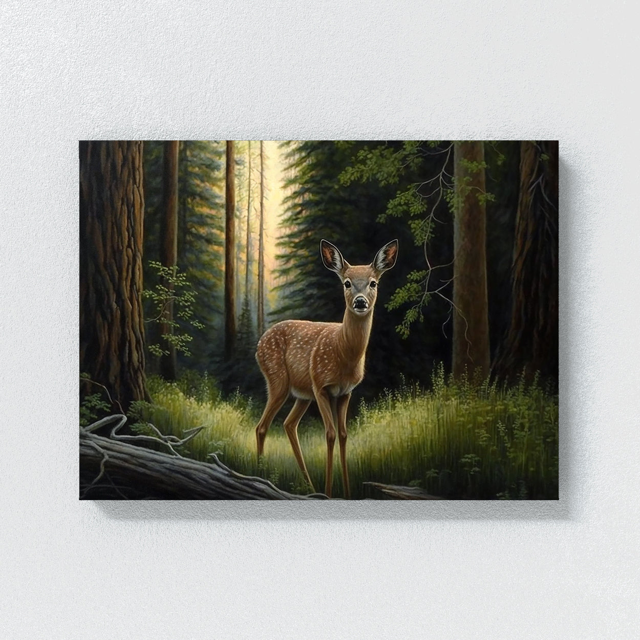 Deer Realistic Of Doe 2 Wall Art