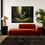 Deer Realistic Of Doe 2 Wall Art